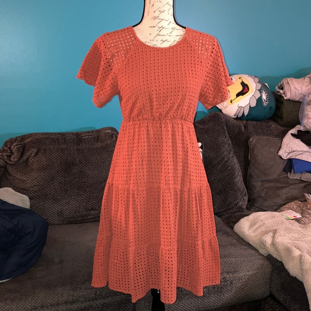 🧜‍♀️ Ces Femme Eyelet Lace Dress, Medium